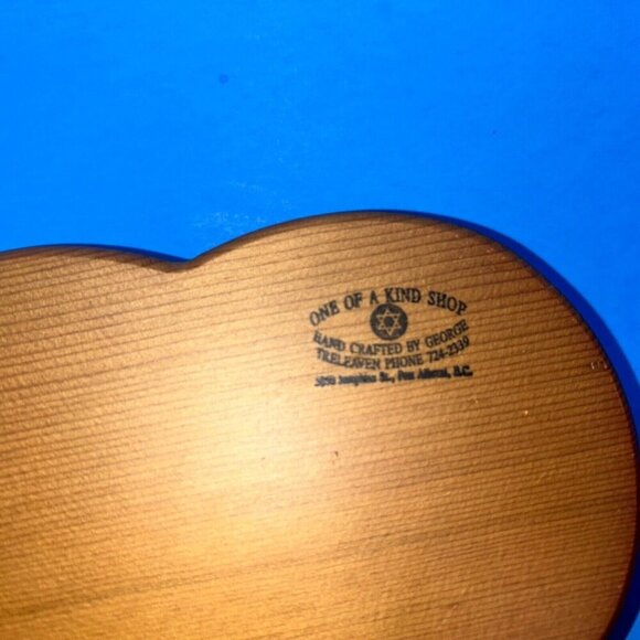 Hand Made Wooden Heart Shaped Puzzle Trinket Box Carved Floral Design Cover - Picture 4 of 7